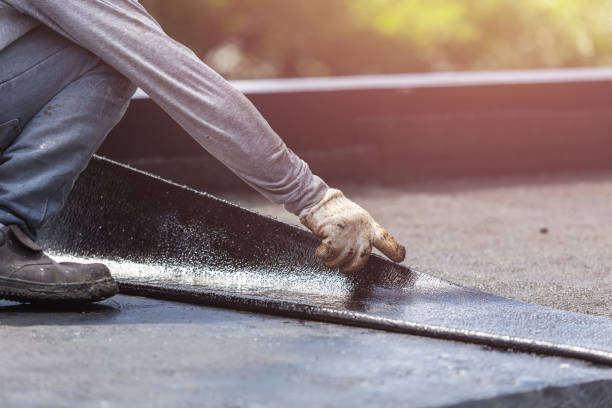 Professional Waterproofing technician working in Dallas, NC